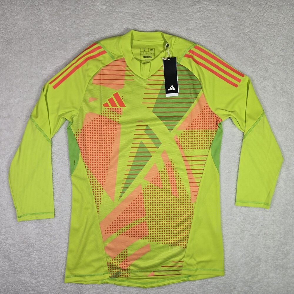 $120 Adidas Tiro 24 Pro Mens Large Slim Fit Goalkeeper Soccer Jersey IK4907 L
